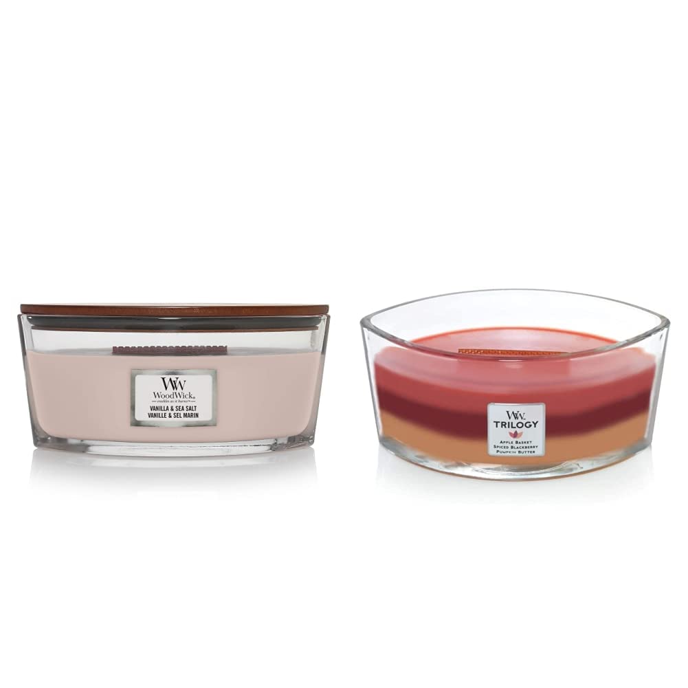 Scented Candle, Vanilla & Sea Salt, 16oz Z229