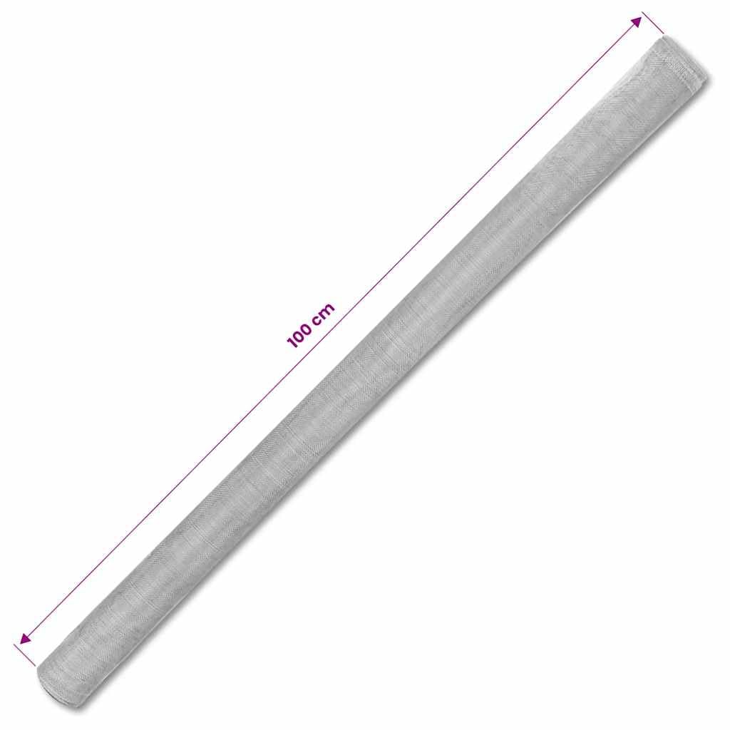 Aluminum Mesh Screen Roll 39.4x196.9 Inches Silver X12345