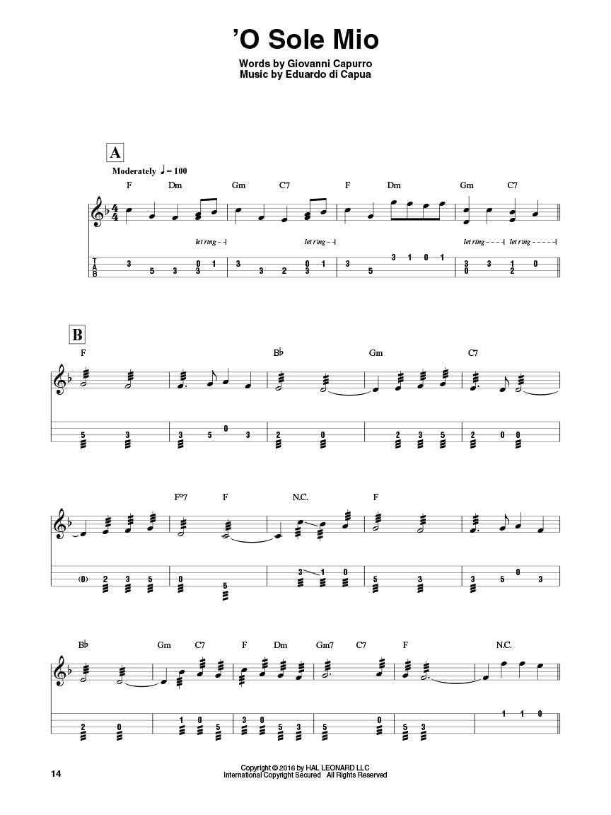 Mandolin Songbook with Sheet Music and Tablature O616017