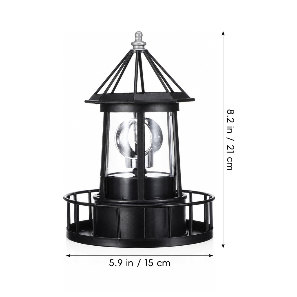 Solar Revolving Lighthouse Light B74141