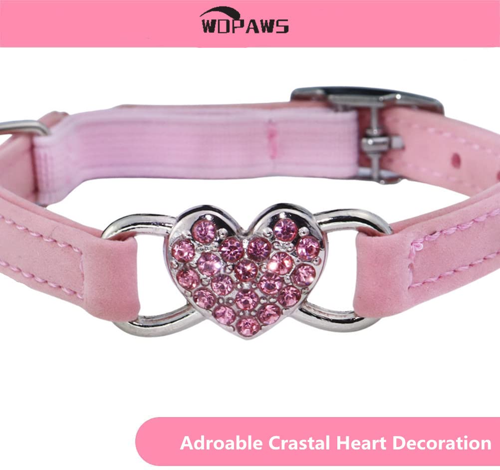 Pink Cat Collar with Safety Belt and Bell L85776