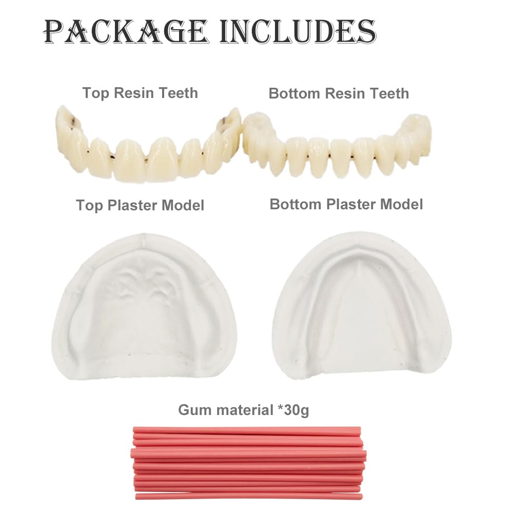 DIY Denture Fake Teeth Set B575