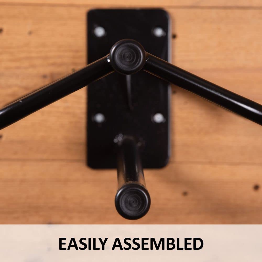 Heavy-Duty Wall Mount Saddle Rack with Pad Bar H57082