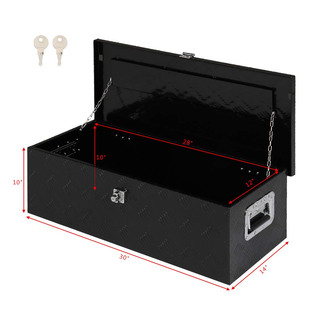 30 Inch Aluminum Truck Tool Box Lockable K6946