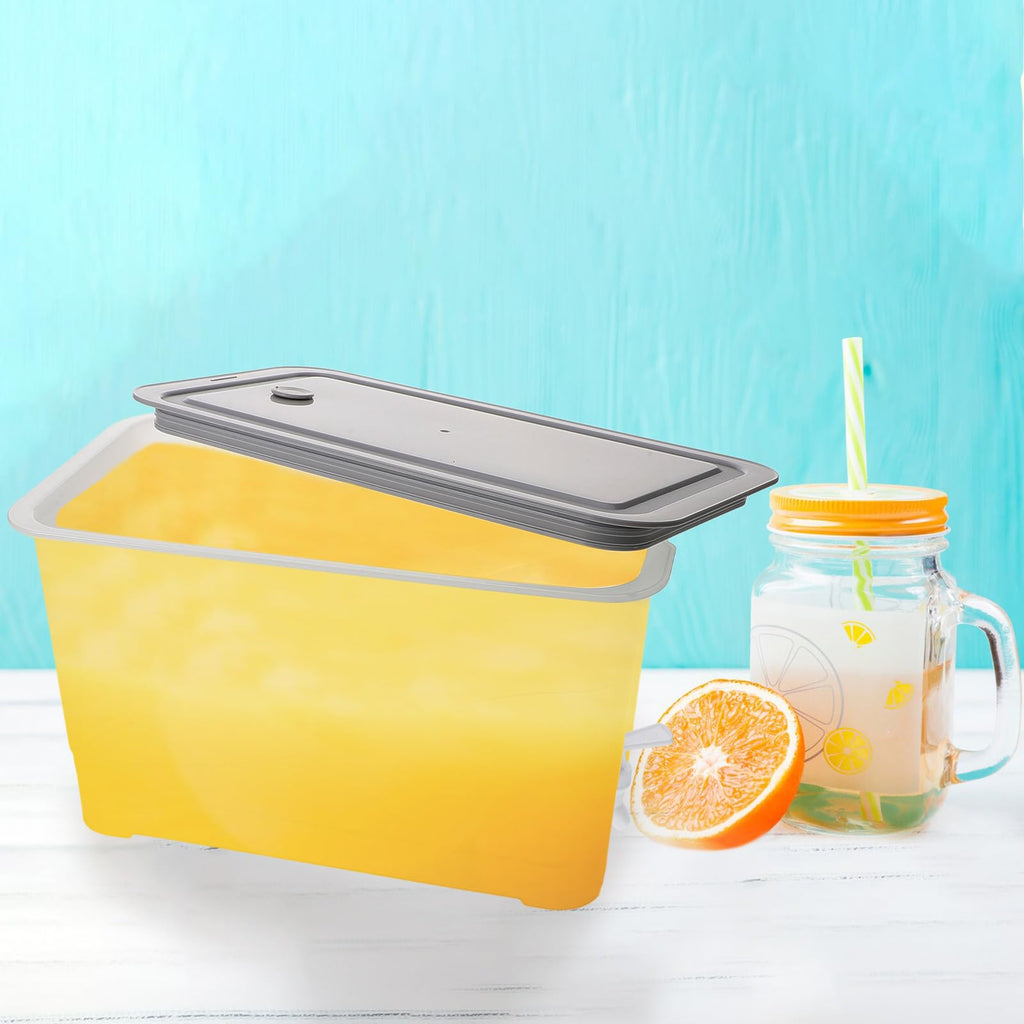 4L Cold Water Jug with Faucet Gray Plastic J94086