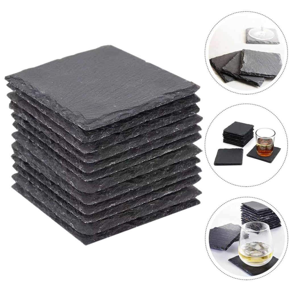 12pcs Natural Coasters K8936