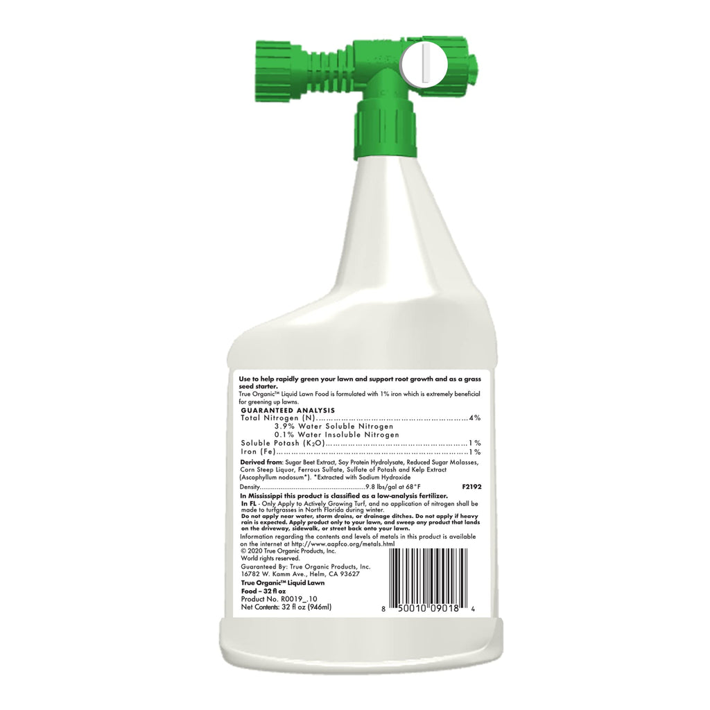 Organic Liquid Lawn Fertilizer with 1% Iron 32 fl. oz. Y251886