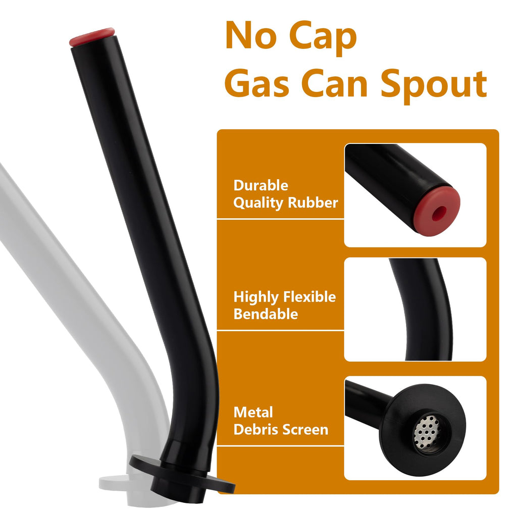 Gas Can Spout with Rubber Stopper H8754
