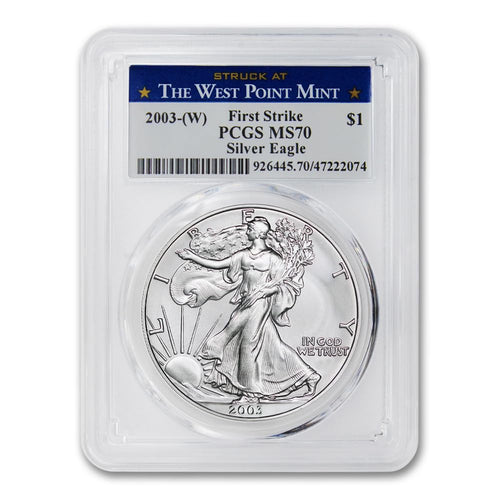 1 oz American Silver Eagle Coin MS-70 G384
