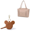 Leather Diaper Bag Backpack with Pacifier Case A3682