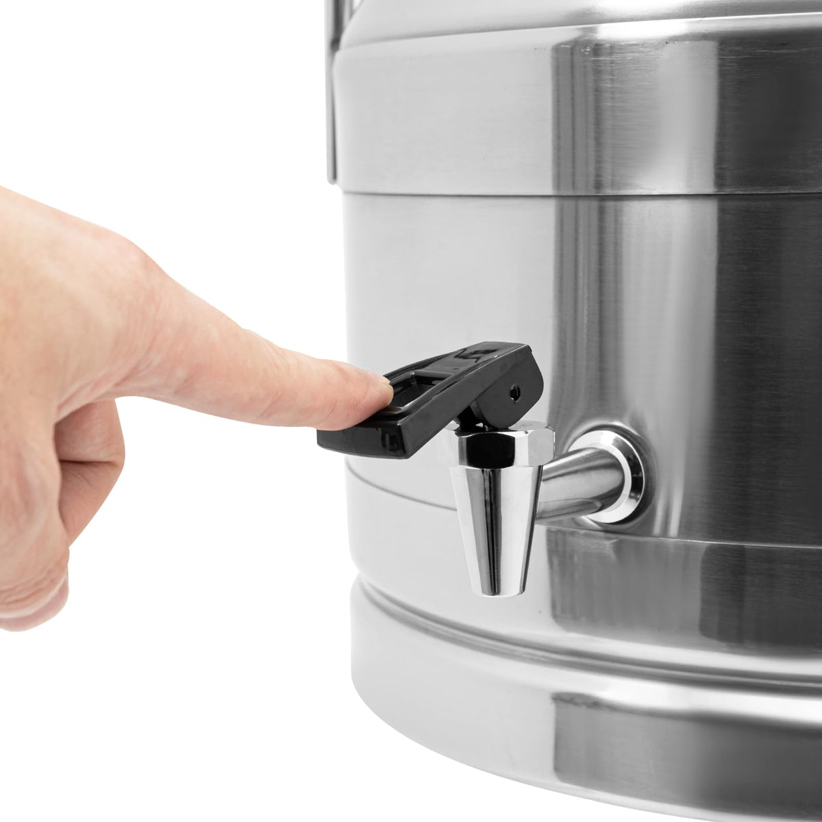 20L Stainless Steel Milk Bucket with Spigot V134