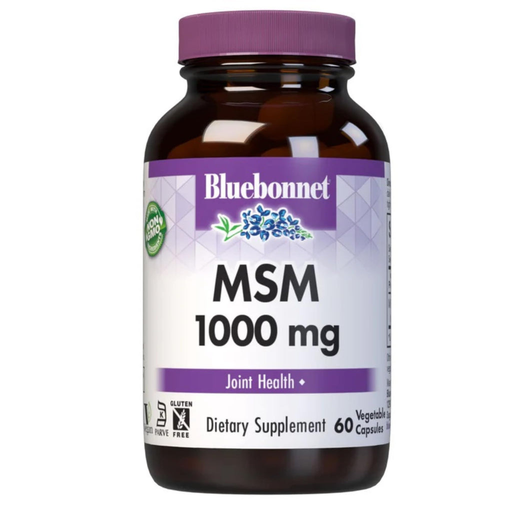 MSM 1000mg Sulfur Supplement 60 Veggie Capsules K866