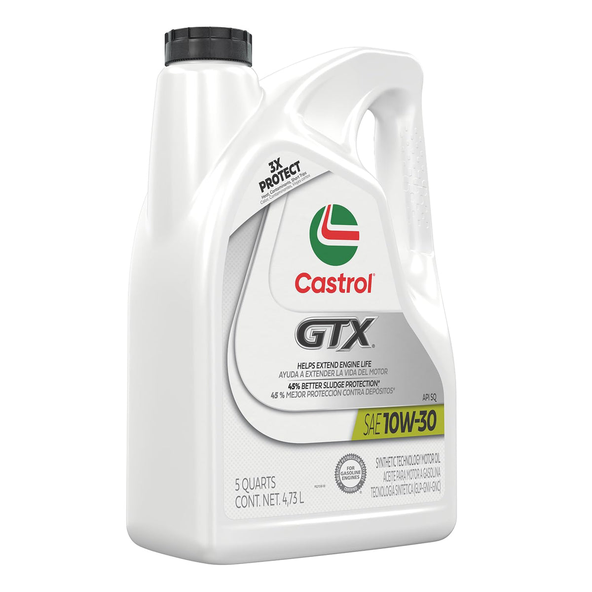 10W-30 Conventional Motor Oil, 5 Quarts D144