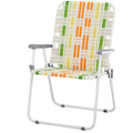 Folding Beach Chair Set of 2 Green K364