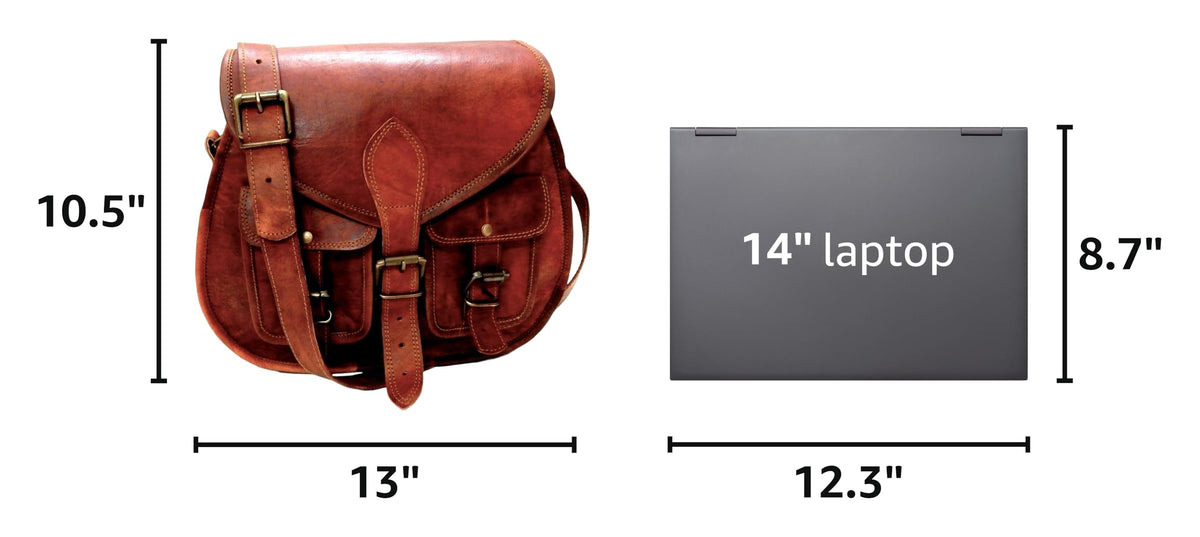 Women Vintage Style Genuine Leather Crossbody Shoulder Bag Q4269