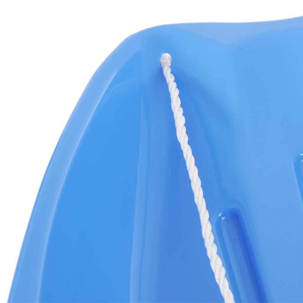 Plastic Toboggan Snow Sled with Pull Rope, 2 Pack P372