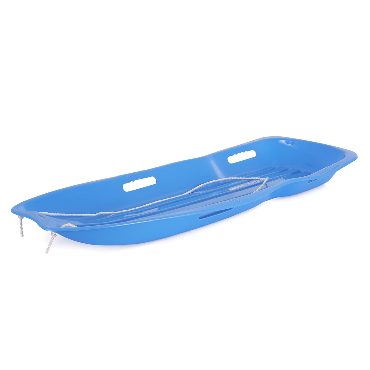 Plastic Toboggan Snow Sled with Pull Rope, 2 Pack P372