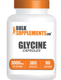 Glycine Capsules 3000mg Gluten Free 360 Count E394