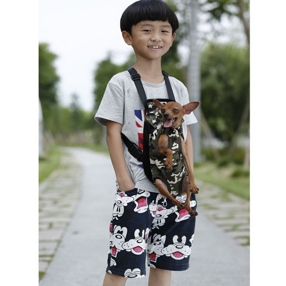 Canvas Cotton Five Holes Pet Carrier Backpack Y9649