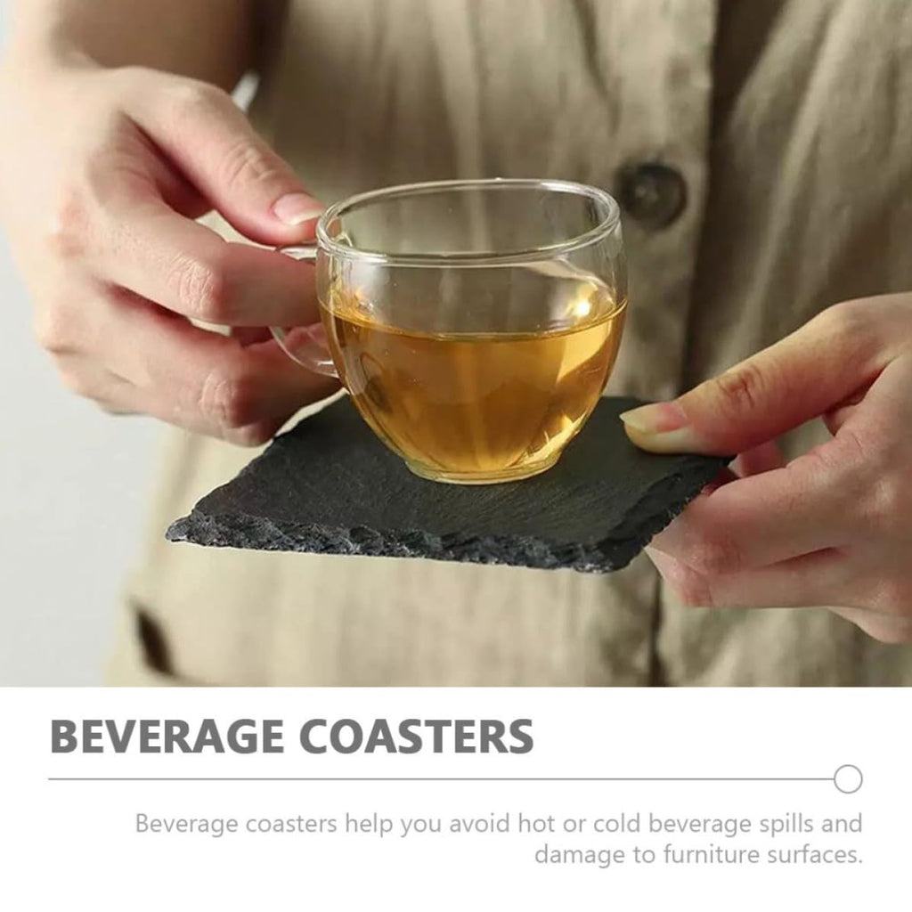 12pcs Natural Coasters K8936