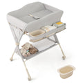 Portable Foldable Baby Changing Table with Wheels B114