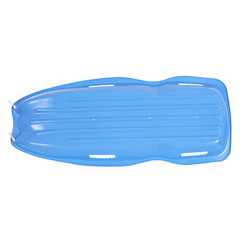 Plastic Toboggan Snow Sled with Pull Rope, 2 Pack P372