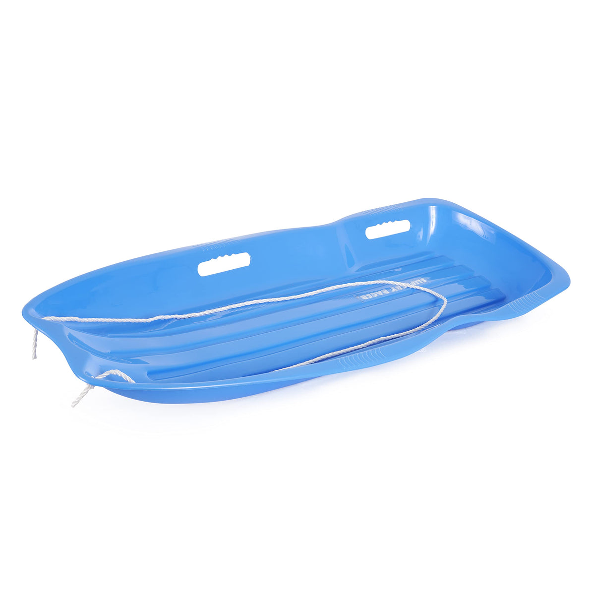 Plastic Toboggan Snow Sled with Pull Rope, 2 Pack P372