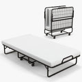 Folding Twin Size Portable Bed with 4” Memory Foam Mattress B8481
