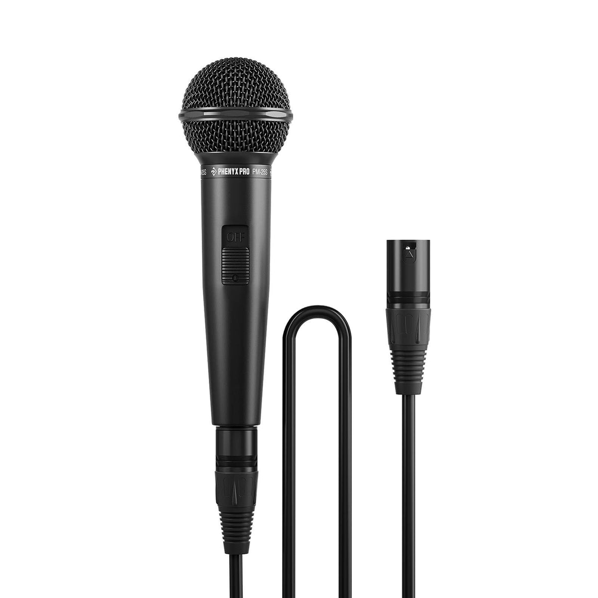 Cardioid Dynamic Wired XLR Microphone with On/Off Switch Q878