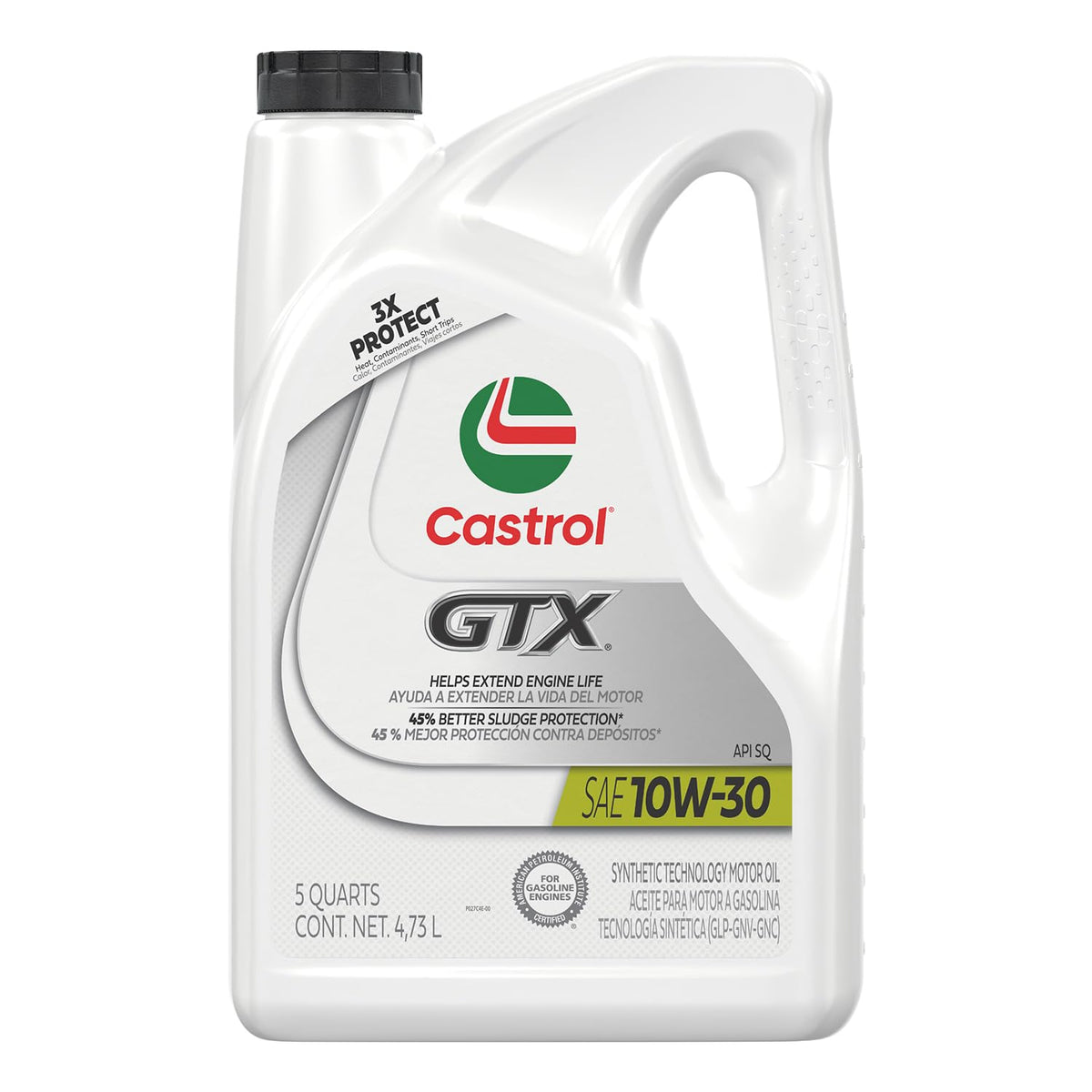 10W-30 Conventional Motor Oil, 5 Quarts D144