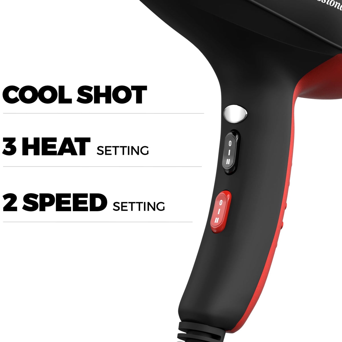 Ionic Curly Hair Dryer with Diffuser R2439