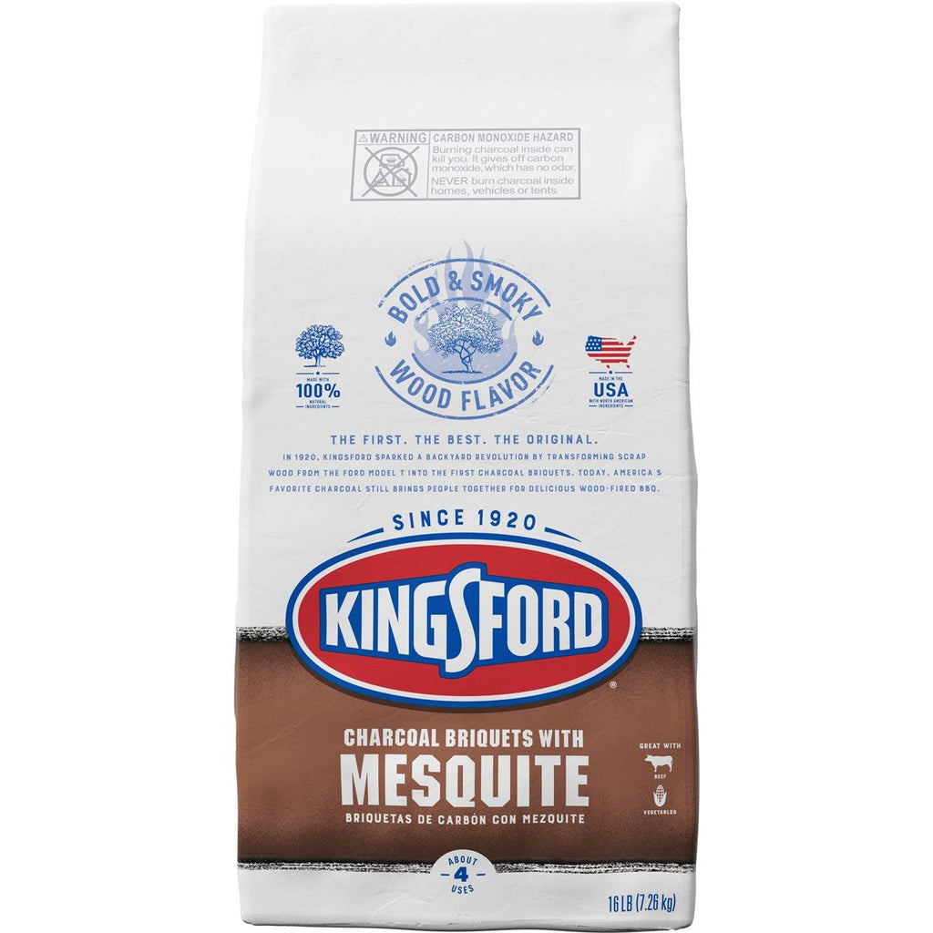 Original Charcoal Briquettes with Mesquite 16 Pounds Z707