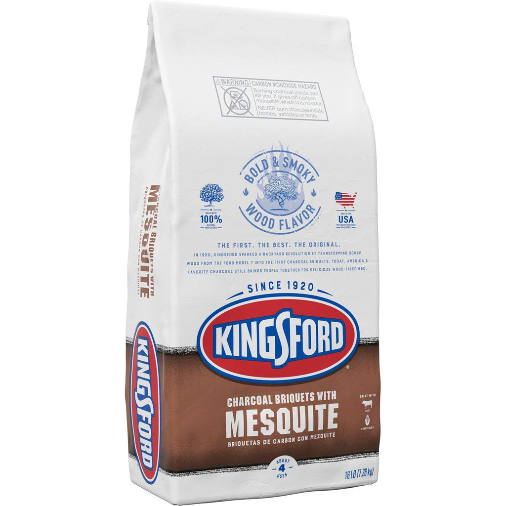 Original Charcoal Briquettes with Mesquite 16 Pounds Z707