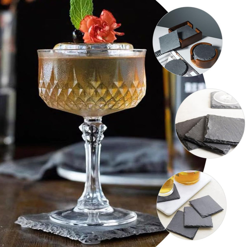 12pcs Natural Coasters K8936