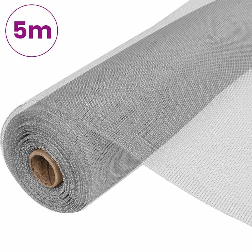 Aluminum Mesh Screen Roll 39.4x196.9 Inches Silver X12345