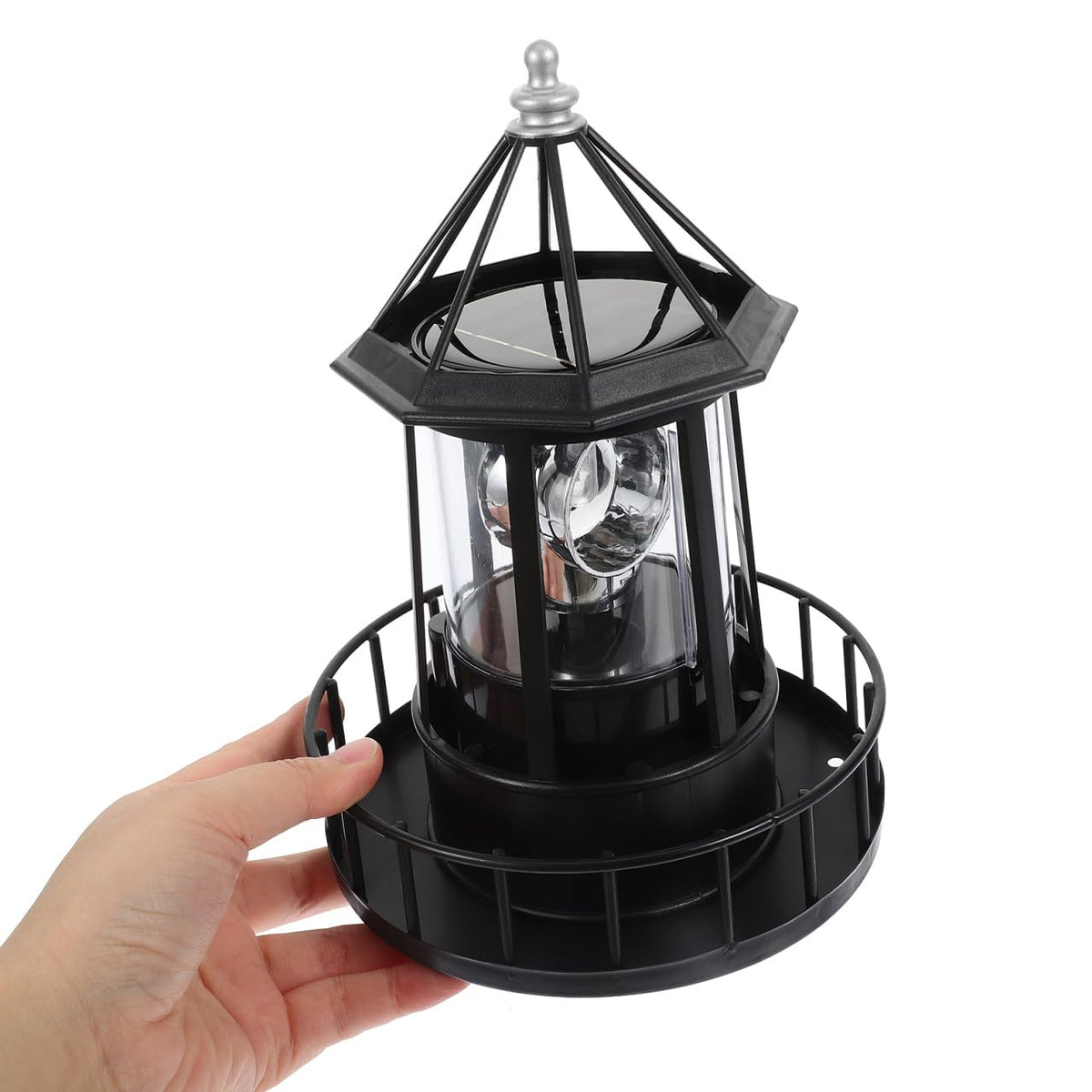 Solar Revolving Lighthouse Light B74141