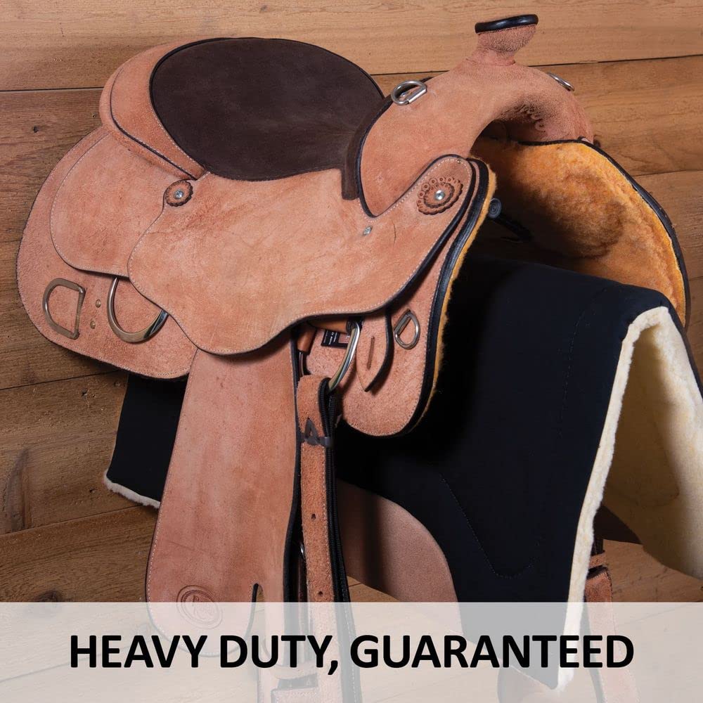 Heavy-Duty Wall Mount Saddle Rack with Pad Bar H57082