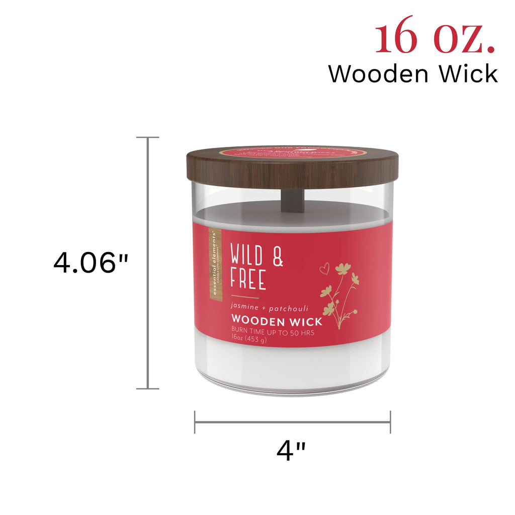 16 oz Wood Wick Scented Candle G16686