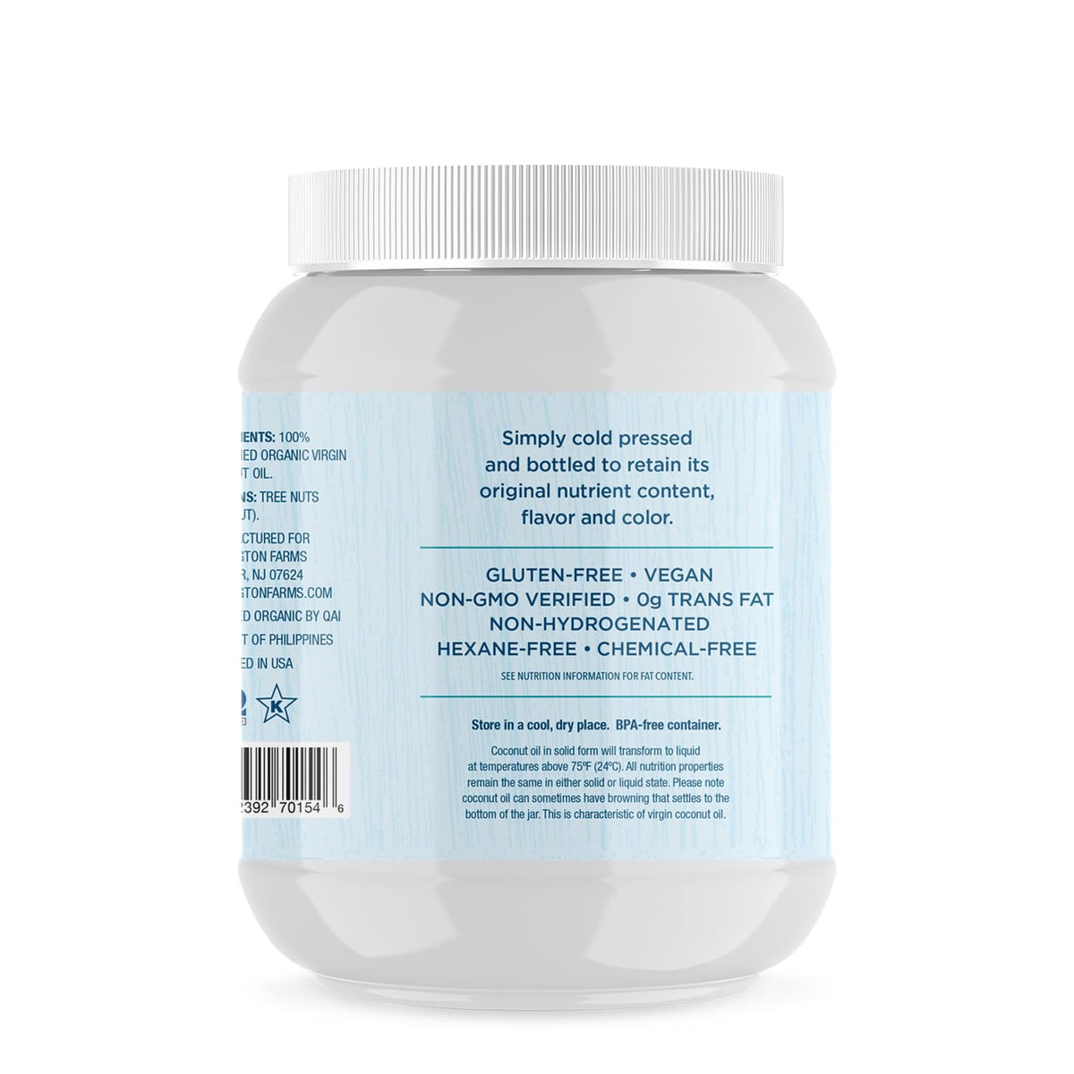 Organic Refined Coconut Oil 54 fl oz K991