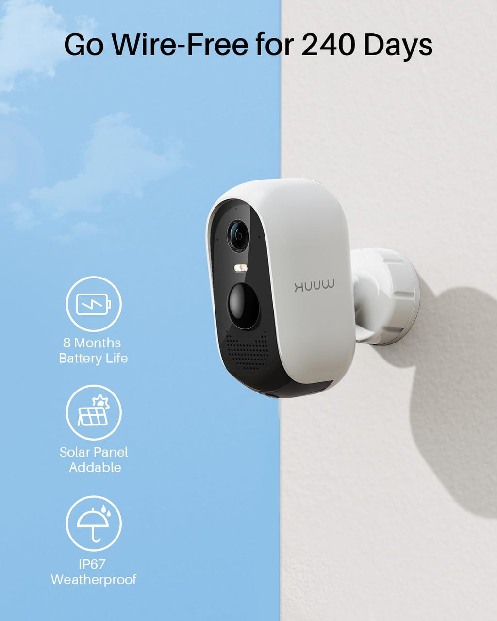Wireless Outdoor 2K Security Cameras O3118