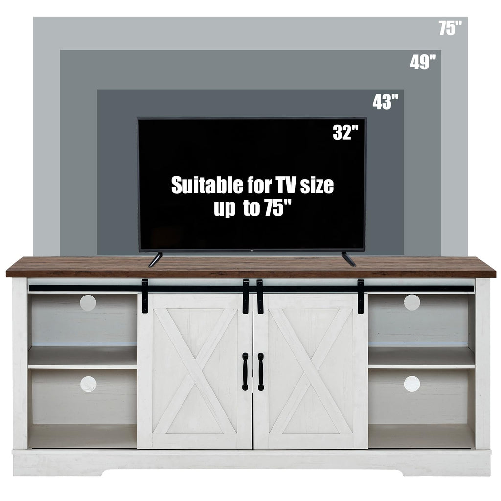 White TV Stand L1971