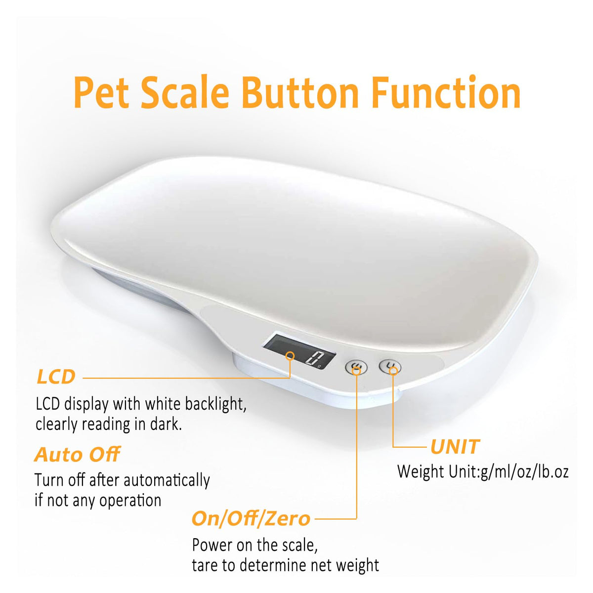 Digital Pet Scale 33lbs R8832