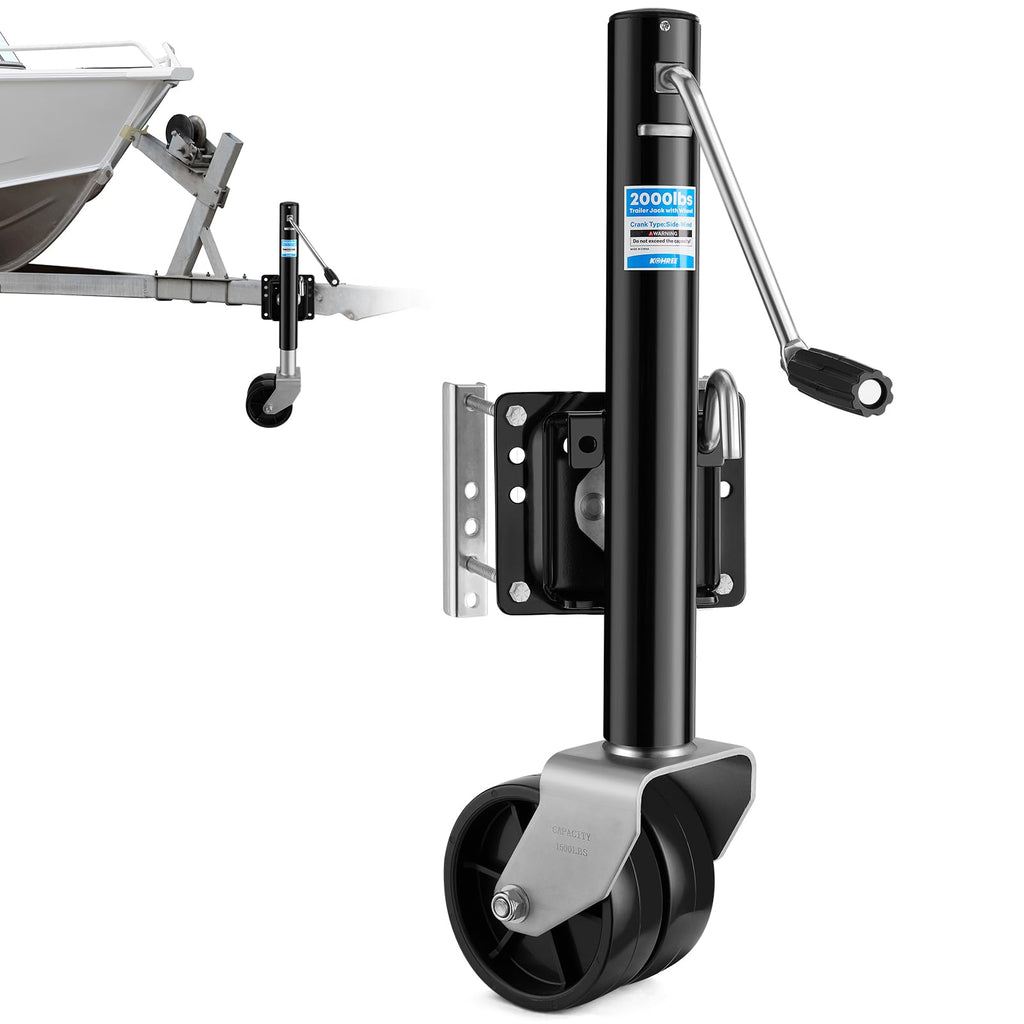 2000 lbs Dual Wheel Trailer Jack P726