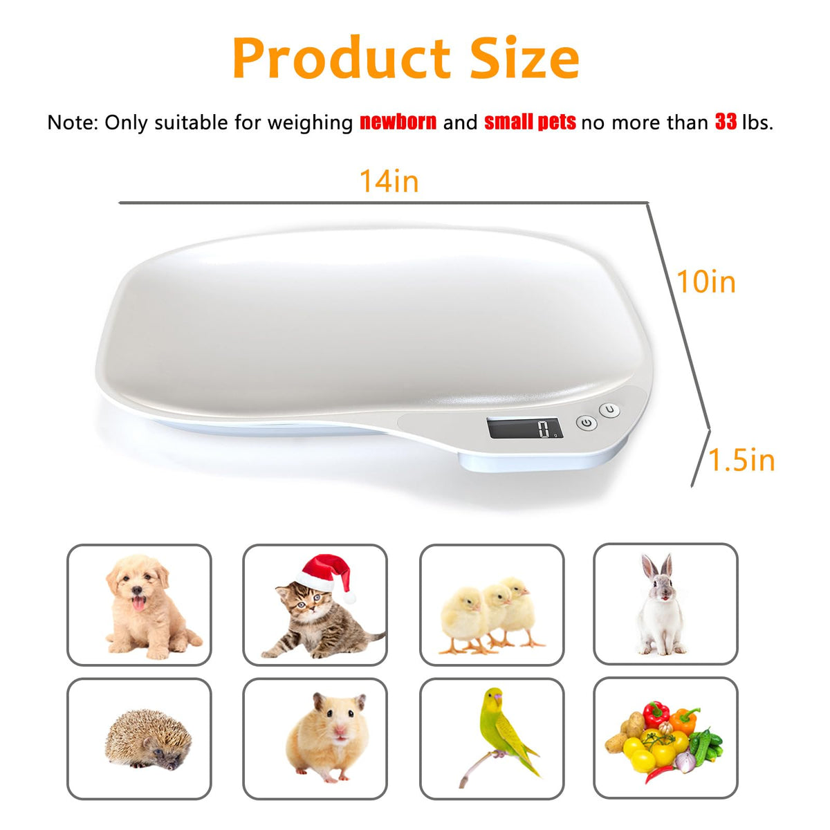 Digital Pet Scale 33lbs R8832
