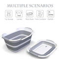 Collapsible Pet Bathtub with Water Drain Plug N395984