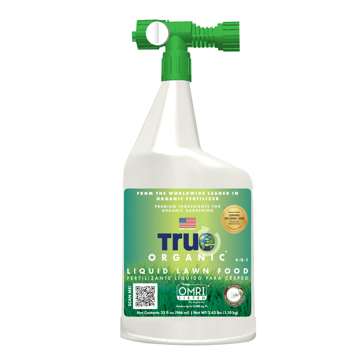 Organic Liquid Lawn Fertilizer with 1% Iron 32 fl. oz. Y251886