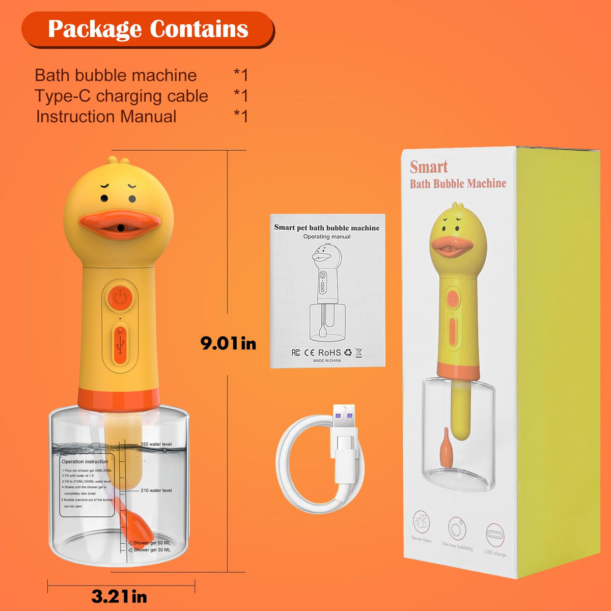 Electric Foaming Shampoo Dispenser L517718