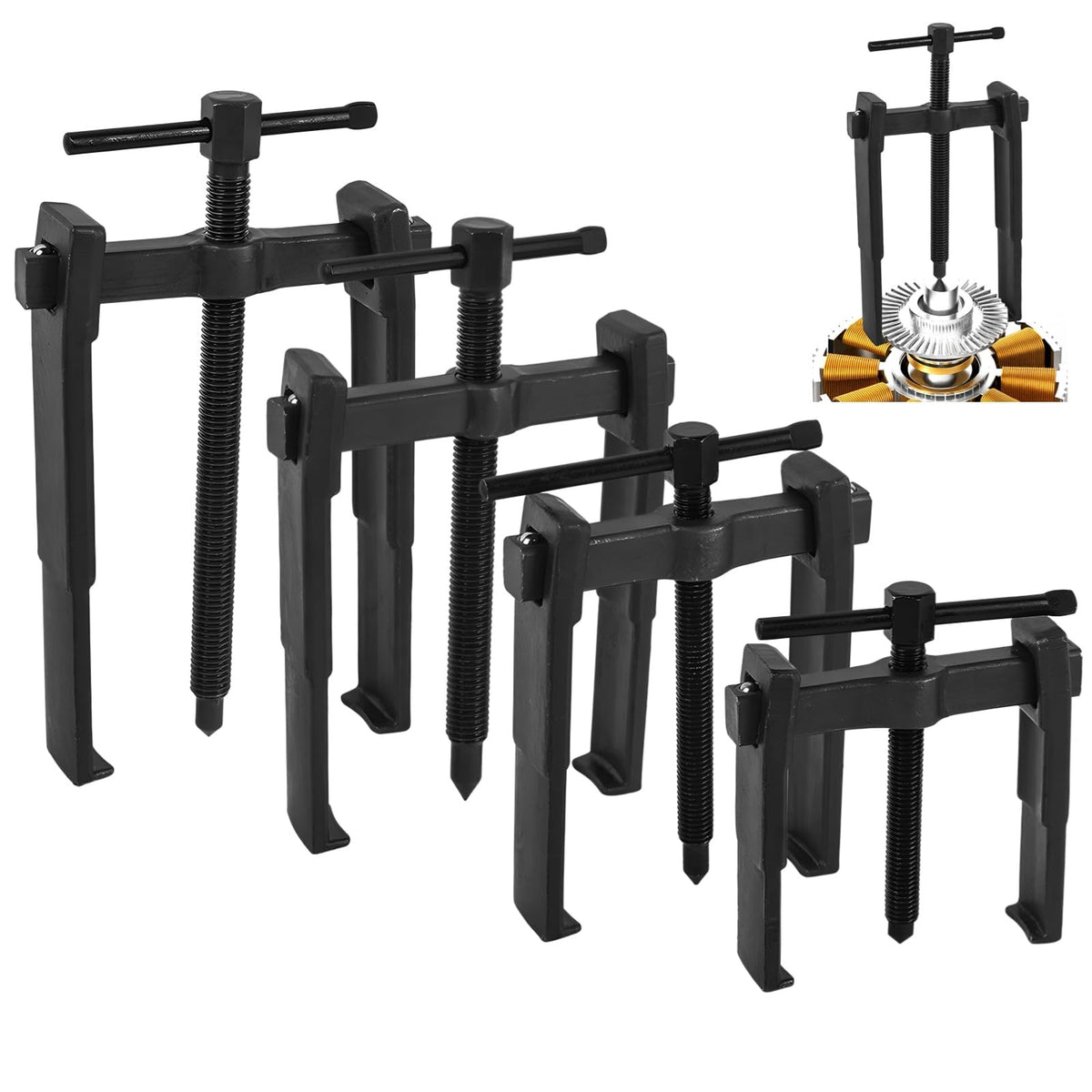 4 PCS 2 Jaw Gear Puller J13463
