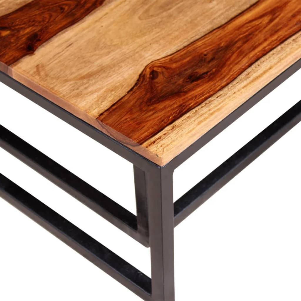 Two Piece Nesting Coffee Table Solid Sheesham Wood X8347