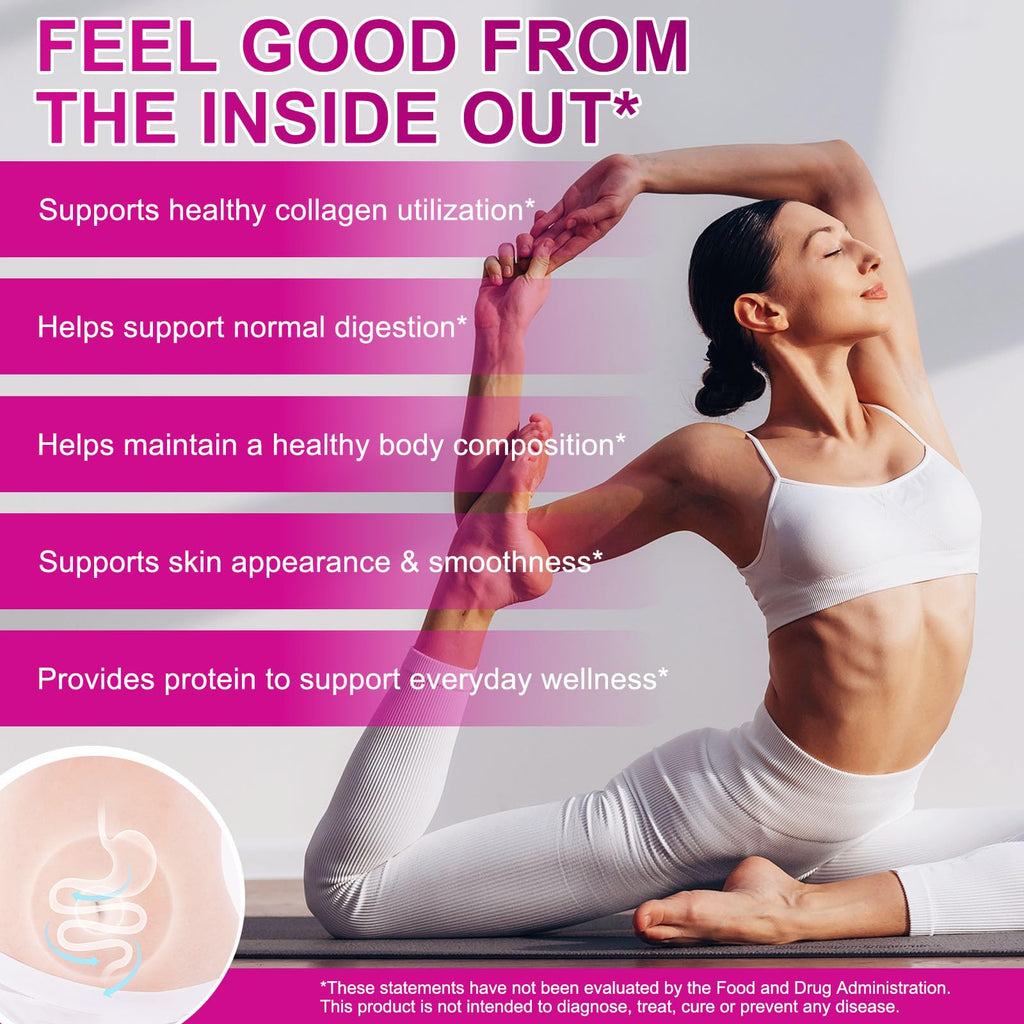 Multi Collagen Peptides Powder Types I II III V X Grass Fed Hydrolyzed A7206
